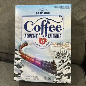 Barissimo Coffee Advent Calendar single serve cups 2.0 Brewer compatible Kcup